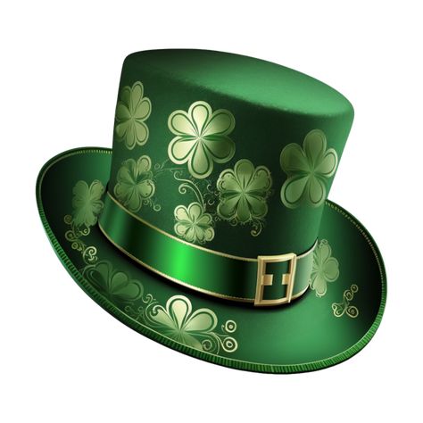 St Patricks Day Hat, Hat Png, Leprechaun Hats, Hat Day, Gnome Hat, Gnome Ornaments, Happy St Patricks Day, Day Wishes, Psd Free Download