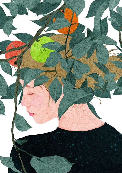 Shade on Behance Couple Watercolor, Fancy Art, Art Magazine, Landscape Illustration, Plant Illustration, Illustration Girl, Painting Drawing, Better Future, Botanical Wall Art