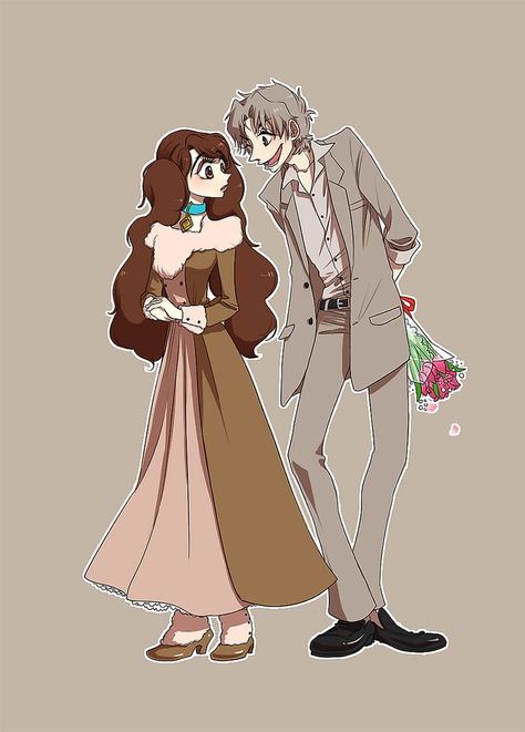 Human Lady and the Tramp! AWWWW~<3 The Lady And The Tramp, Humanized Disney, Disney Amor, Moe Anime, Cartoon As Anime, Disney Animals, Anime Version, Manga Couples, Lady And The Tramp