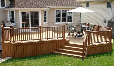 Pallet Decks, Decks Designs, Deck Options, Island Deck, Patio Plan, Pergola Cost, Trex Decking, Deck Skirting, Deck And Patio