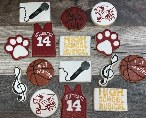 High School Musical Cookies, High School Musical Themed Party, High School Musical Birthday Party, High School Musical Party, Disney Princess Room Decor, Musical Birthday Party, High School Musical Cast, 30th Birthday Themes, Disney Musical