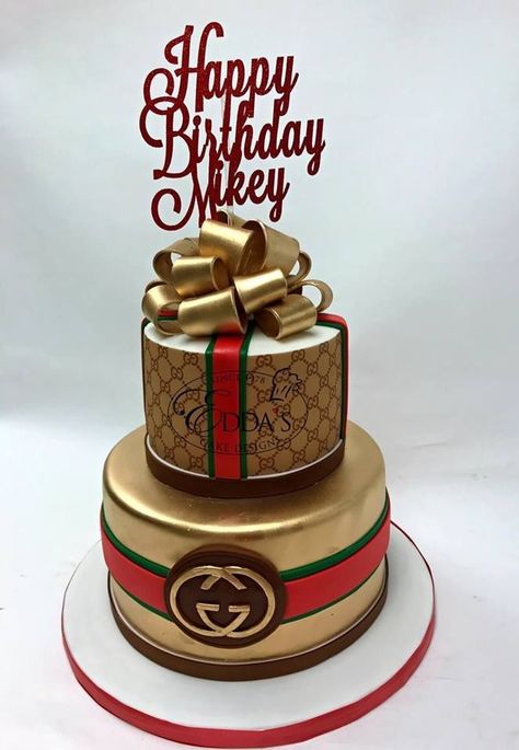 Gucci Cake, Chanel Cake, 13 Birthday Cake, Luxury Cake, Elegant Birthday Cakes, Adult Birthday Cakes, Custom Birthday Cakes, 18th Birthday Cake, Birthday Cakes For Women