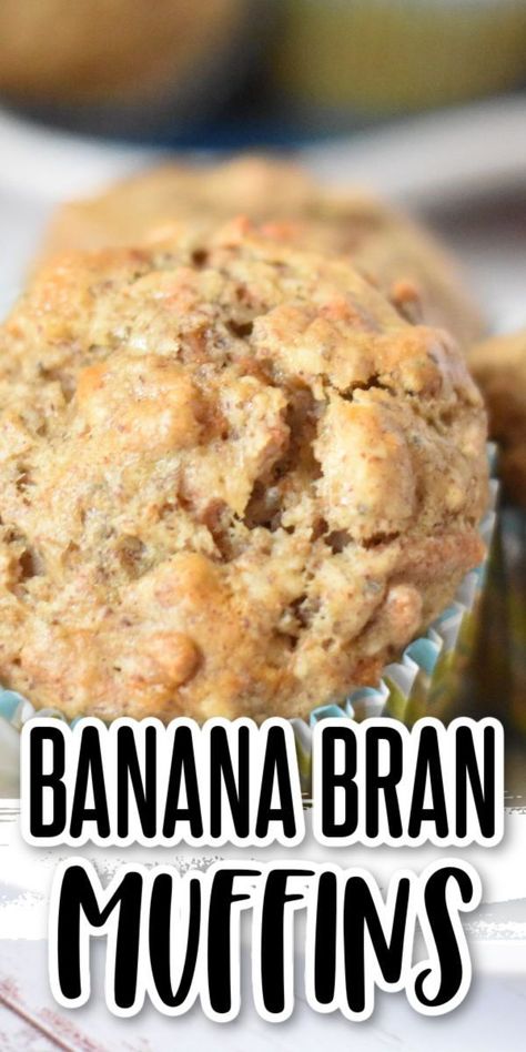 All Bran Muffins, Bran Muffin Recipe, Fiber Muffin, Banana Bran Muffins, Oat Bran Muffins, Flax Muffins, Bran Muffin, Bran Muffin Recipes, Source Of Fiber