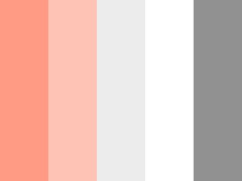 "Wedding Palette 1" by Ellie~joy bride, cute, elegant, grey, peach, pretty, romantic, silver, wedding, white 1 Color Palette, Coral Wedding, Wedding Palette, Colour Combo, Just Peachy, Colour Schemes, Color Pallets, Colour Palette, Bedroom Inspirations