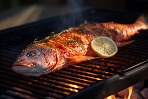 Grilled Whole Red Snapper Recipe (My Favorite) Mangrove Snapper Recipe, Grilled Snapper Recipes, Grilled Fish Marinade, Whole Red Snapper Recipes, Grilled Snapper, Whole Red Snapper, Red Snapper Recipe, Grilled Red Snapper, Red Snapper Recipes