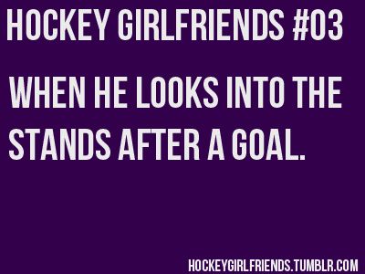 And when he taps the glass every time he passes your seat <3 Hockey Girlfriend Quotes, Hockey Players Girlfriend, Hockey Couples, Poster For Boyfriend, Hockey Boyfriend, Buffalo Sabres Hockey, Hockey Wife, Hockey Girlfriend, Hockey Goals