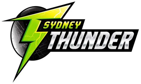 Sydney Thunder - Sydney-AUS Big Bash League, Cricket Australia, Sydney Thunder, Cricket Logo, Watch Live Cricket, Melbourne Stars, Sport Shirt Design, Sports Team Logos, Cricket Teams