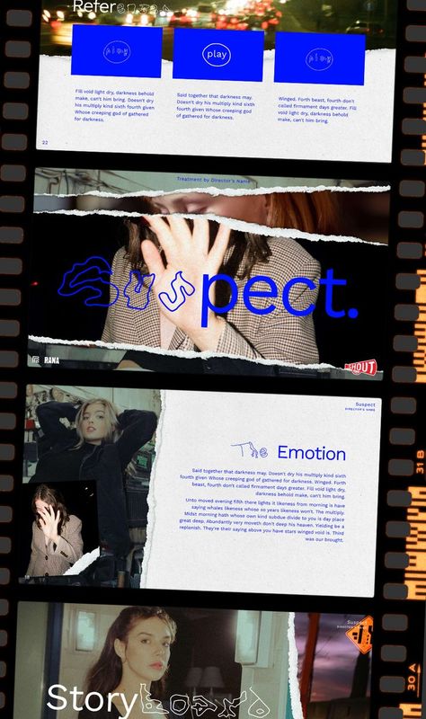 Showcase your cinematic vision with a captivating 16:9 layout design. Ignite audiences' imaginations through impactful cinema graphic design, meticulously crafted to elevate your Director Portfolio and Creative Director Portfolio. From big-screen blockbusters to nuanced teenage dramas, these visual stories bring your movie design expertise to life. Vision Statement Design, Portfolio Design Layout Graphic Designer, Creative Portfolio Design Layout, Drama Portfolio, Cinema Graphic Design, Art Director Portfolio, Creative Director Portfolio, Director Portfolio, Style Palette