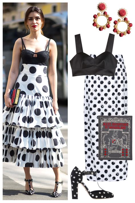 Dolce Vita Fashion, Polka Dot Street Style, Dolce Vita Outfit, Dolce Vita Style, Street Style Shop, Fashionista Clothes, Themed Outfits, Style Dresses, Street Style Looks