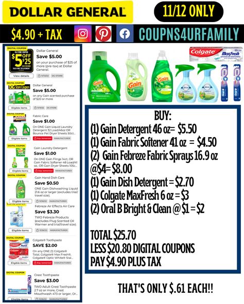 Dollar General Couponing, Free Mail Order Catalogs, Dollar General Store, Retractable Shade, Diy Household Tips, Family Dollar, Manufacturer Coupons, Liquid Laundry Detergent, Laundry Liquid