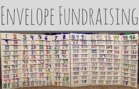 Envelope Fundraiser, Fundraiser Ideas School, Fundraising Games, Creative Fundraising, Pta Fundraising, Easy Fundraisers, Fun Fundraisers, Church Fundraisers, Fundraising Activities