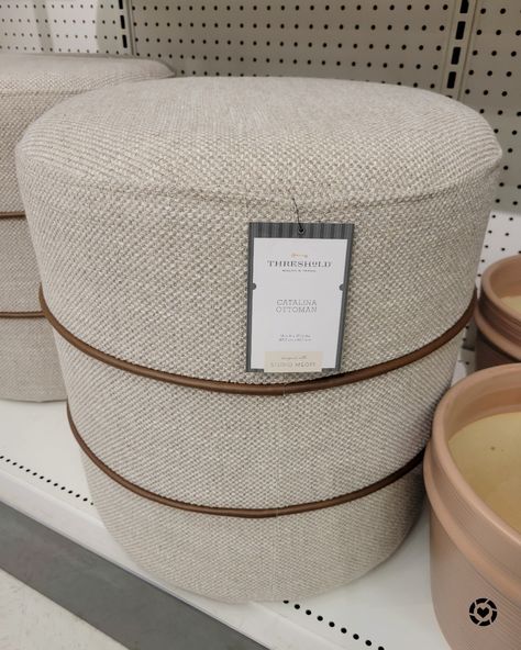 Spotted this Catalina Mudcloth Round Ottoman - Threshold™ designed with Studio McGee @Target and again I can't say enough how much I WISHHH I had a place for this 😍 http://liketk.it/3mGTs #targethome #targetfinds #founditattarget #targetstyle #LTKhome #LTKbeauty #LTKunder100 @liketoknow.it.home @liketoknow.it #liketkit 
🌾
| about studio mcgee | catalina mudcloth round ottoman | catalina ottoman | catalina ottoman target | design mcgee | design ottoman | designer mcgee | designer shea mcgee | l Round Ottoman Decor, Round Ottoman Living Room, Leather Ottomans Living Room, Mcgee Design, Target Ottoman, Cream Ottoman, Round Leather Ottoman, Small Round Ottoman, Linen Ottoman