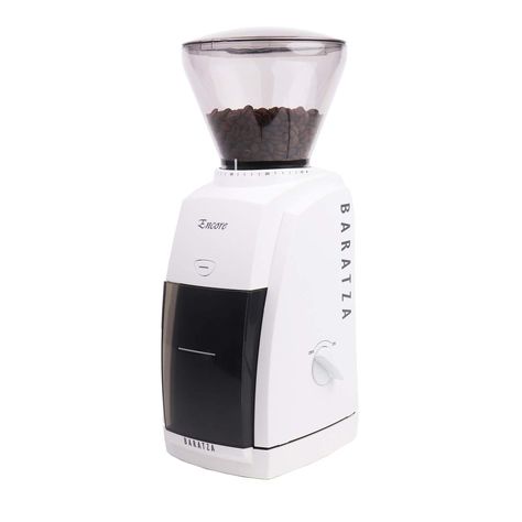 (1) New Model White Baratza Encore Coffee Grinder - (Free Shipping) Baratza Encore, Seattle Coffee, French Presses, Burr Coffee Grinder, Espresso Grinder, Coffee Press, Coffee Equipment, Coffee Crafts, Espresso Machines