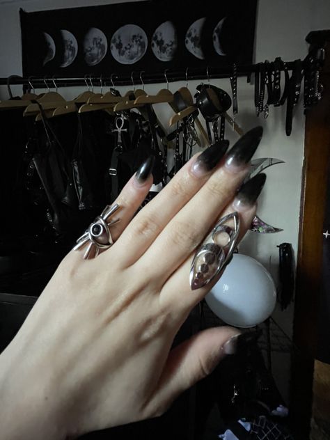 Visual Kei Jewelry, Visual Kei Nails, Vkei Nails, Kei Jewelry, New Nails, Goth Girl, Visual Kei, Pastel, Nails