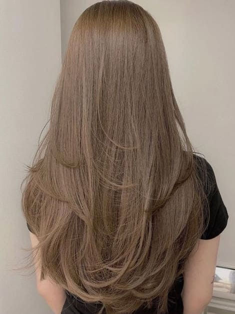 winter Korean hair color: light ash brown Winter Hair Color Ideas, Beige Hair, Korean Hair Color, Korean Winter, Brown Hair Looks, Brown Hair Inspo, Hair Inspiration Long, Layered Haircuts For Medium Hair, Hairstyles For Layered Hair