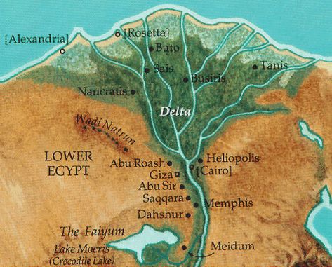 Nile Delta Photos | Linking to Thinking Egyptian Names, Egypt Map, Nile Delta, Step Pyramid, Human Settlement, Rosetta Stone, River Delta, Visit Egypt, Egypt History