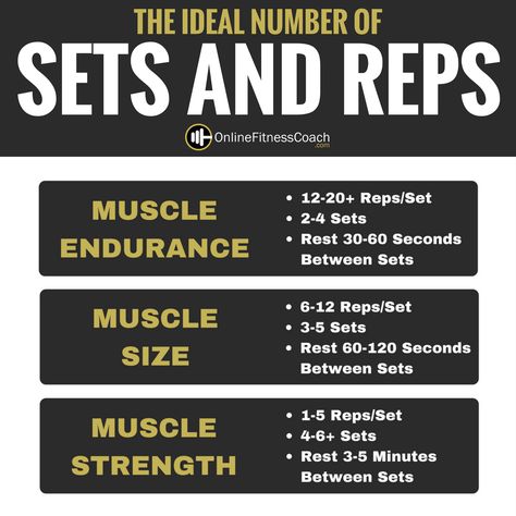 How Many Sets And Reps Sets And Reps, Personal Training Business, Reps And Sets, Gym Workout Planner, Personal Fitness Trainer, Online Fitness Coaching, Gym Tips, Weight Training Workouts, Body Workout Plan