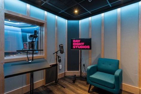 One iso booth provided ideal conditions for vocal recording, ADR, acoustic and electric instruments. Vocal Recording Studio, Electric Instruments, Vocal Booth, Recording Booth, Recording Music, Circle House, Music Recording Studio, Studio Build, Music Studio Room