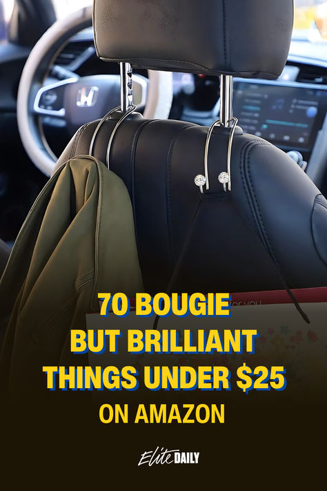 Brilliant, bougie, and budget-friendly. Bougie Amazon Finds, Bougie On A Budget, Best Amazon Buys, Purse Hook, Trash Can For Car, Eye Makeup Brushes, Mug Warmer, Amazon Buy, Peel Off Mask