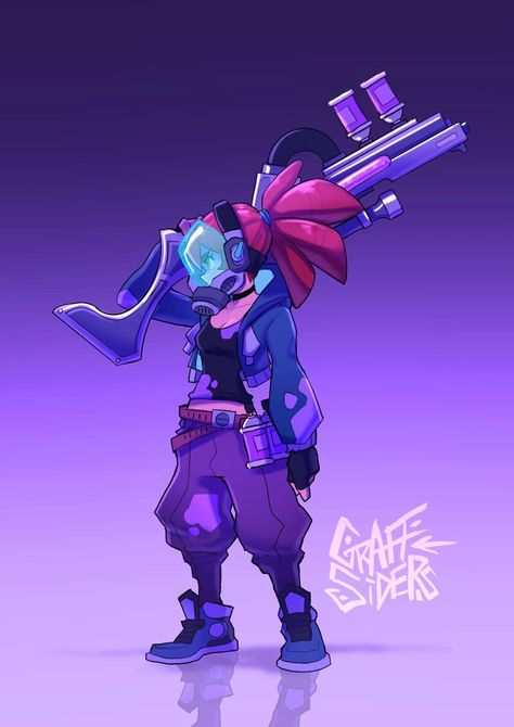 ArtStation - GraffSider n°1, Thybaut (Junk’Red) Mascarillus-Rémy Pixiv Fantasia, Cyberpunk Clothes, Samurai Artwork, Stick Figure Drawing, Graffiti Wallpaper, Comic Art Girls, Cute Cat Gif, Cyberpunk Art, Cartoon Character Design