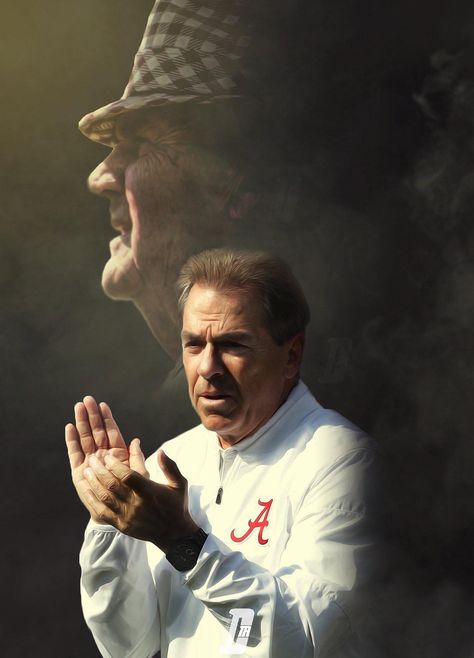 Alabama Crimson Tide Football Wallpaper, Paul Bear Bryant, Alabama Crimson Tide Logo, Bear Bryant, Alabama Football Roll Tide, Bama Girl, Bama Football, Nick Saban, Alabama Crimson Tide Football