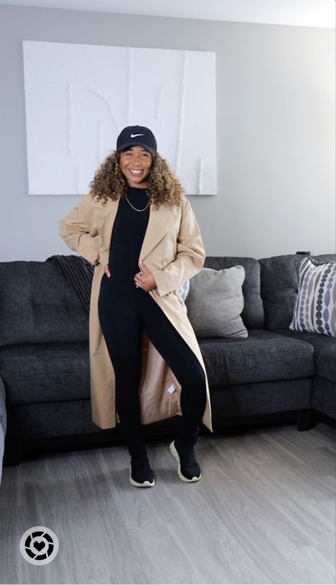 Trench coats are an absolute closet must have! And this one is just perfect🍂 Styled with a Nike hat and some sneakers this outfit can transition from errands to brunch with the girls. Follow my shop @CartaMiaLisa on the @shop.LTK app to shop this post and get my exclusive app-only content! #liketkit #LTKSeasonal #LTKstyletip #LTKfit @shop.ltk Nike Hat Outfit, Hat Outfit, Nike Hat, Outfits With Hats, Trench Coats, Style Guides, Duster Coat, Button Downs, Must Haves