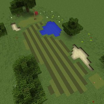 Minecraft Mini Golf Course, Minecraft Golf Course, Golf Minecraft, Modern Minecraft, Architect Building, Mini Golf Course, Golf Simulators, Minecraft City, Minecraft Decorations