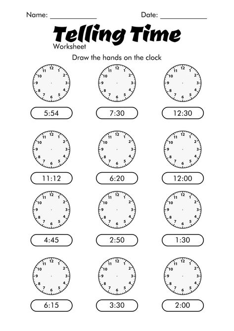 Homeschool Math Worksheets, Time Work Sheet For Grade 3, Tell The Time Worksheets Free Printable, 3rd Grade Time Worksheets, Timed Math Drills Free Printable, 2nd Grade Clock Worksheets Free, Year 3 Worksheets Free Printables, Telling Time Worksheets Grade 3, Clock Worksheet 3rd Grade