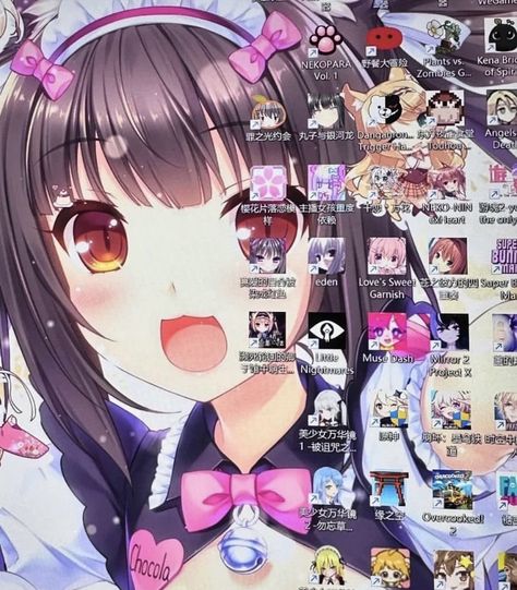 Japanese Tumblr, Nekopara Chocola, 2000s Core, Aesthetic Discord, Kawaii Games, Personajes Monster High, Kawaii Core, Cute Games, Old Games