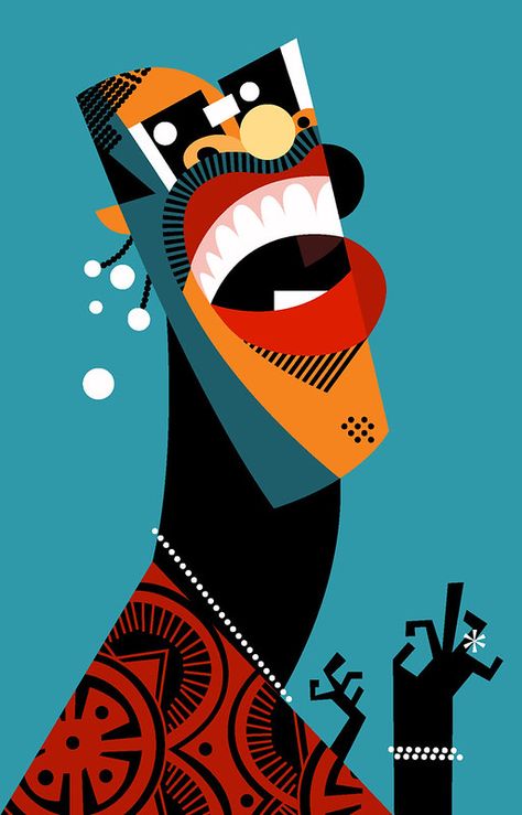 Kunst Inspiration, Ray Charles, Tableau Art, Stevie Wonder, Art Pop, Art And Illustration, Arte Pop, Graphic Design Posters, African Art