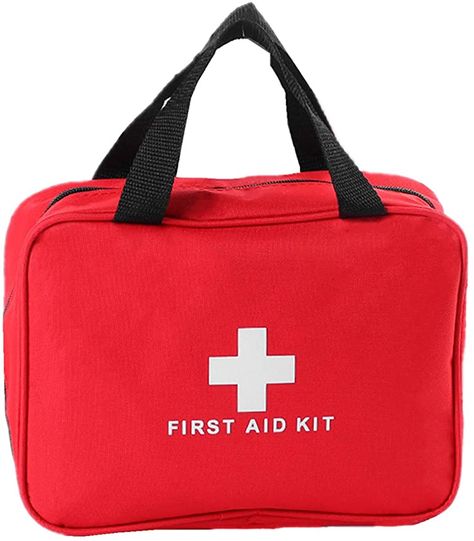 Amazon.com: PAXLamb First Aid Bag First Aid Kit Empty Medical Storage Bag Red Trauma Bag for Emergency First Aid Kits Car Workshop Cycling Outdoors (Red 1PC) : Health & Household Hiking First Aid Kit, Medical Storage, First Aid Kit Storage, First Aid Bag, First Aid For Kids, Emergency First Aid Kit, Medication Storage, Emergency First Aid, First Aid Kits