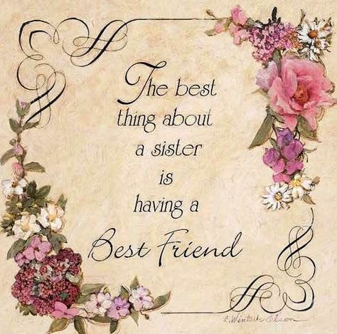 Sister From Another Mother, Quote Picture, Sister Love Quotes, Sister Poems, Sister Quotes Funny, Sisters Quotes, Sister Birthday Quotes, Love My Sister, Vintage Quotes