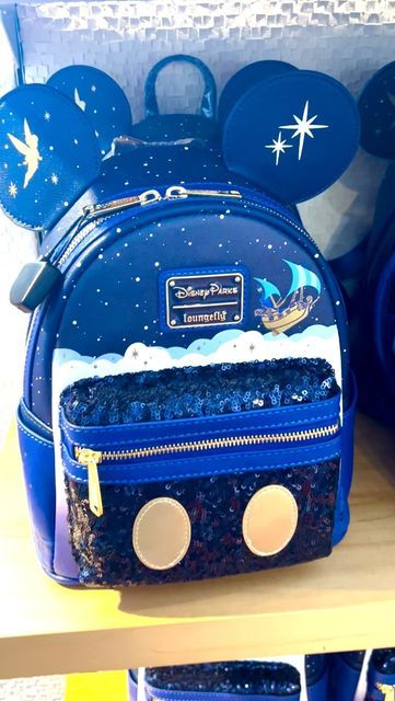 Disney Bags Backpacks, Loungefly Mini Backpack, Disney 50th Anniversary, Sequin Backpack, Mini Mochila, Loungefly Bag, Disney Bag, Mickey Mouse Ears, Loungefly Disney