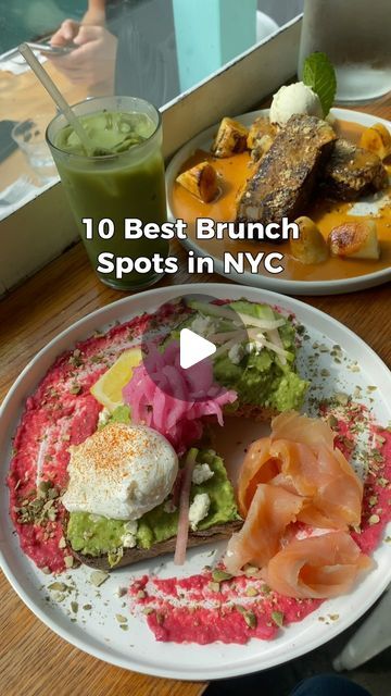 The Queen Foodie | NYC Food on Instagram: "Happy Sunday☀️ Here are 10 amazing brunch spots in New York City ⬇️ Please comment your favorite NyC brunch so I can hit them all!  @jeffreysgrocery  @chamamamanyc  @buvettenyc  @citizens.of  @breakfastbysaltscure  @clintonstbakingco  @johnysluncheonette  @agiscounter  @lamercerieny   #brunchnyc #breakfastnyc #nycfood #nyceats #nycfoodies #nycbrunch #nycactivities #nyctour #secretnyc #nycblogger #breakfastnyc #nycpancakes #nyceggs #nyccoffee #nycrecs #nycphotographer #newyorkfood #newyorkrestaurant" Brunch New York, Nyc Breakfast, Brunch Nyc, Nyc Coffee, Nyc Tours, New York Food, Visiting Nyc, Brunch Spots, Nyc Food