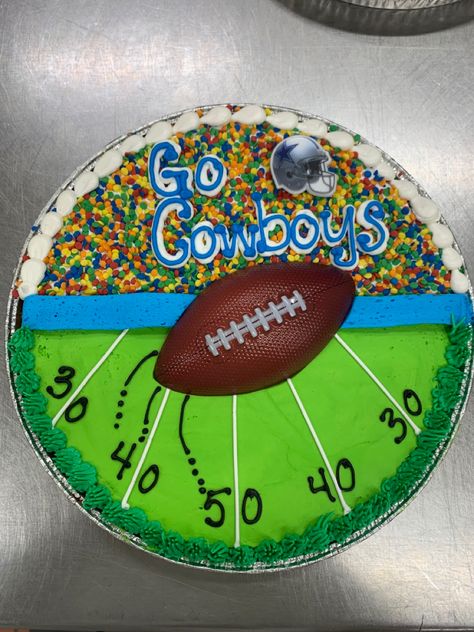 Super Bowl Message Cookie, Super Bowl Cakes, Superbowl Cake Ideas, Super Bowl Cake Ideas, Superbowl Cakes, Cowboys Football Cake, Football Cookie Cake, Sports Cupcakes, Sports Treats