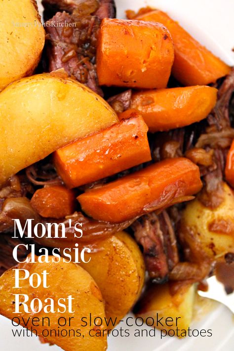 Roast And Potatoes In Crockpot Easy, Slow Cooker Roast With Vegetables, 6 Hour Pot Roast Crockpot, Roast And Vegetables In Crockpot, Oven Pot Roast Recipes Beef, Southern Roast Crockpot, Basic Pot Roast, Pot Roast Crock Pot Recipes Oven, Pit Roast Crock Pot Easy Recipes