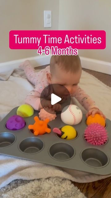 Megan Comens, PT, DPT on Instagram: "Looking for some FUN activities that help develop gross motor, cognitive, fine motor, AND cognitive development?

GRADED MOVEMENT- the ability to judge the amount of force needed to do a gross motor task

PUT IN CONCEPT- babies start to put things in containers around 1 year but they learn precursor skills the whole first year. Babies will put things in a container and not let go around 8 months.

VISUAL DEVELOPMENT- babies start to see bright colors around 4 months. They are learning depth perception and seeing further away. Play with bright colors! 

REACHING ON TUMMY- important for weight shifting to progress with gross motor development. Babies have to weight shift to roll, crawl, walk, etc! 

WHICH ONE IS YOUR BABYS FAVORITE!?! 

👋🏼Hi! I’m Megan Gross Motor Skills Activities For Infants, Sensory Play For 4 Month Old, 4 Month Activities For Babies, High Chair Activities 6 Month Old, Infant Fine Motor Activities, Gross Motor Activities For Babies, 4 Month Baby Activities, Physical Development Activities, 6 Month Baby Activities