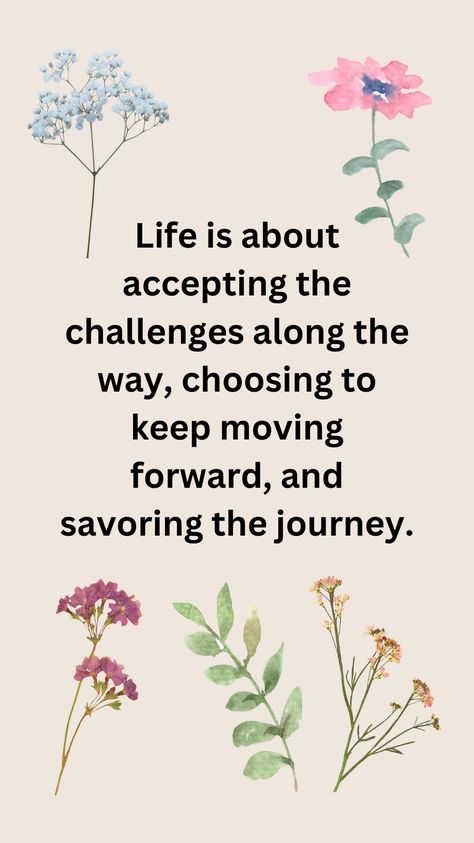 Life is a journey filled with challenges, but it’s also about embracing those challenges, pushing forward, and finding joy in the experience. Savor every moment, for it’s the journey that shapes who we become. #LifeJourney #Challenges #KeepMovingForward #Joy #SavorTheMoment #QuoteOfTheDay #Inspiration #Perspective Find Joy In The Journey, Joy In The Journey, Recovery Inspiration, Awesome Quotes, Embrace Life, Jesus Is Life, Find Joy, Keep Moving Forward, Life Is A Journey