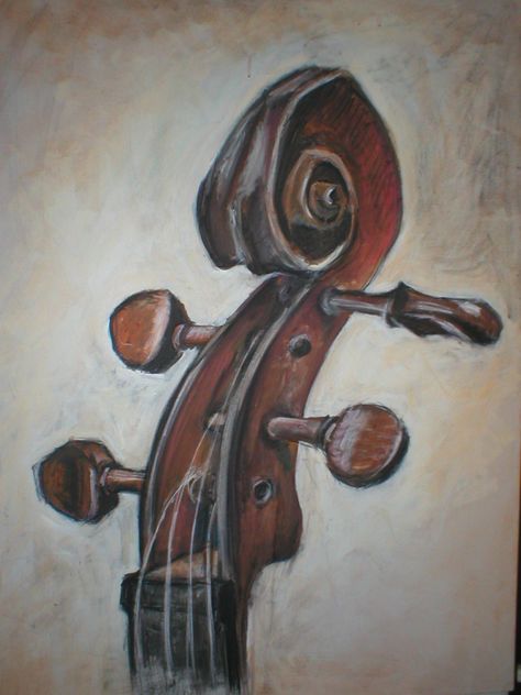 Traditional Instruments Drawing, Cello Drawing, Violin Illustration, Violin Drawing, Simple Face Drawing, Violin Art, Playing The Guitar, Head Drawing, Music Painting