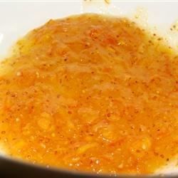 A simple delicious dipping sauce for coconut shrimp, made with orange marmalade, stone-ground mustard, and horseradish. Coconut Shrimp Dipping Sauce, Coconut Shrimp Sauce, Shrimp Dipping Sauce, Stone Ground Mustard, Coconut Shrimp Recipe, Shrimp Appetizer Recipes, Coconut Shrimp Recipes, Sauces Recipes, Shrimp Sauce