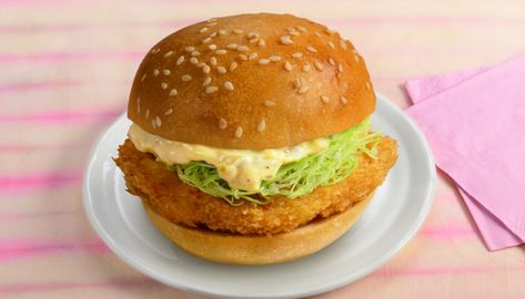 Shrimp Katsu, Katsu Burger, Japanese Shrimp, Shrimp Patties, Shrimp Burger, How To Devein Shrimp, Kitchen Favorites, Burger Dogs, Crispy Shrimp