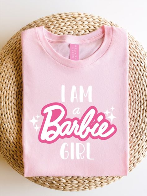 I am a Barbie girl Svg Barbie doll Svg I am a Beautiful girl Svg Princess Svg beautiful girl Svg | Digital Products Hub| Work at Home| Passive Income Pink Shirt Design, Barbie Nails Design, Girl Shirt Design, Barbie Design, Barbie Nails, Princess Svg, Doll Design, Barbie Summer, Barbie Outfits