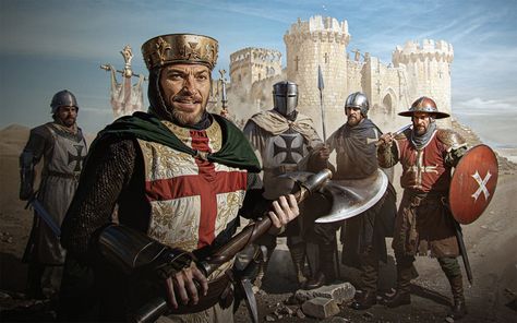 Stronghold Crusader's Iconic Poster, on ArtStation at https://www.artstation.com/artwork/zPYE56 Stronghold Crusader, Iconic Poster, Matte Painting, Teenage Years, Crusades, Close To My Heart, Art Techniques, Personal Growth, Concept Art