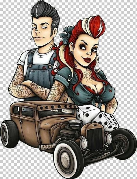 Rockabilly Artwork, Desenio Posters, Images Pop Art, Arte Pin Up, Pin Up Girl Tattoo, Rockabilly Art, Pin Up Drawings, Pin Up Girl Vintage, Rockabilly Girl