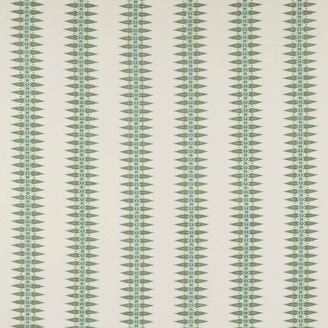 Priya Stripe Fabric in Aqua by Jane Churchill Churchill, Striped Fabrics, Pattern Books, Rich Color, Screen Printing, Blue Color, Fabric