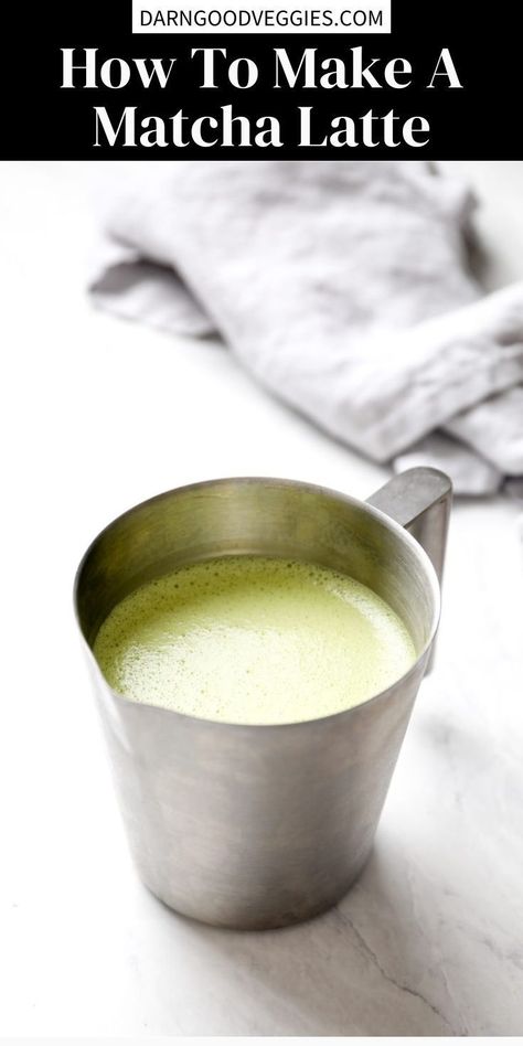 Three easy ways to make a matcha latte at home! Enjoy a steamy latte every day of the week – dairy free and naturally sweetened options! Milk Frother Recipes, Frother Recipes, Green Tea Latte Recipe, Make Matcha, Latte At Home, How To Make Matcha, Tea Latte Recipe, Matcha Latte Recipe, Matcha Green Tea Latte