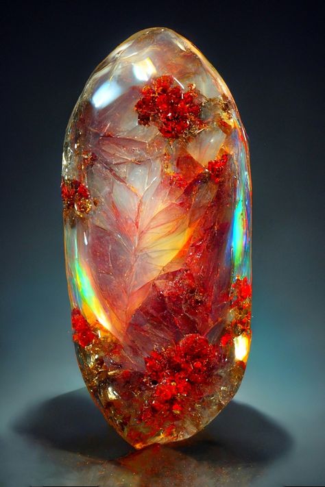 Fire opal and Ruby #crystal #render #digitalart #alchemy Fire Opal Aesthetic, Red Crystals Aesthetic, Fire And Ice Aesthetic, Geode Aesthetic, Technoblade Aesthetic, Fire Crystals, Snow White Castle, Ice Aesthetic, Iced Gems