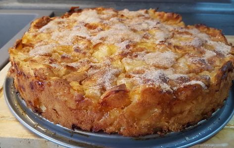 German Apple Cake - Quick Version Recipe • Recipe Apple Cake German, German Apple Cake With Streusel, Apple Cream Cake Recipe, German Apple Cake Traditional, Apple Kuchen Recipe German, German Kuchen Recipes, German Apple Kuchen, German Apple Strudel Recipe, Apple Kuchen Recipe