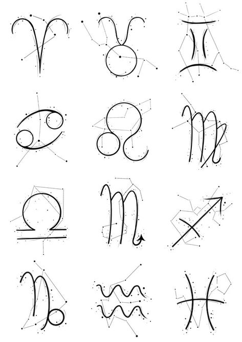 Tattoo Horoscope, Horoscope Tattoo, Horoscope Tattoos, Gemini Tattoo, Inspiration Tattoos, Doodle Tattoo, Zodiac Tattoos, Zodiac Tattoo, The Zodiac Signs