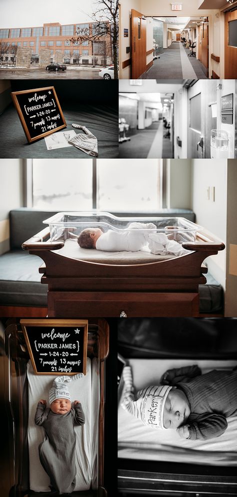 Delivery Room Pictures Ideas, Newborn At Hospital Photography, Must Take Hospital Photos, Newborn Hospital Crib Photos, Newborn Home Photoshoot Bed, Newborn Photography Hospital Delivery Room, Newborn Photos Hospital Birth Pictures, Diy Newborn Photography Hospital, Letterboard Hospital Birth Announcement